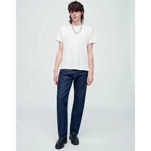 RE/DONE Size 34 Men's 50s Straight Rinse Wash $285 msrp Dark Blue Jeans G13-7